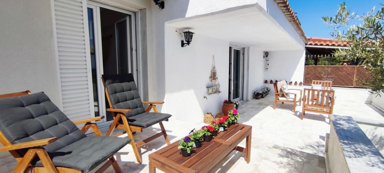 Villa Βianca In Sithonia Yerakini Eksteriør billede