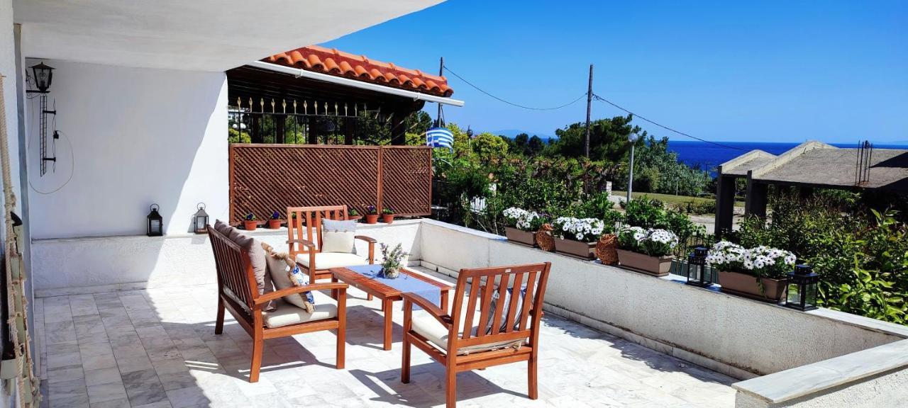 Villa Βianca In Sithonia Yerakini Eksteriør billede